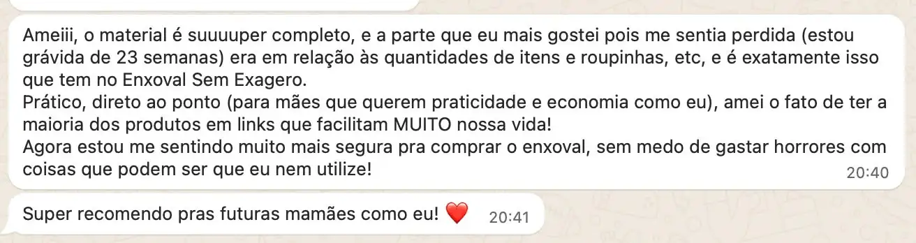 Depoimento de mãe