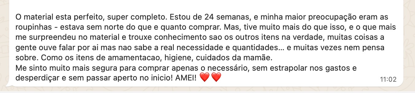 Depoimento de mãe